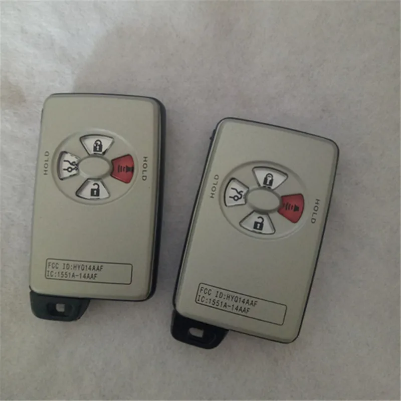 DAKATU 5pcs Replacement Smart Remote Control Key Shell Case 4 button FOB for Toyota Avalon Reiz Corolla RAV4 Car key case
DAKATU 5pcs Replacement Smart Remote Control Key Shell Case 4 button FOB for Toyota Avalon Reiz Corolla RAV4 Car key case