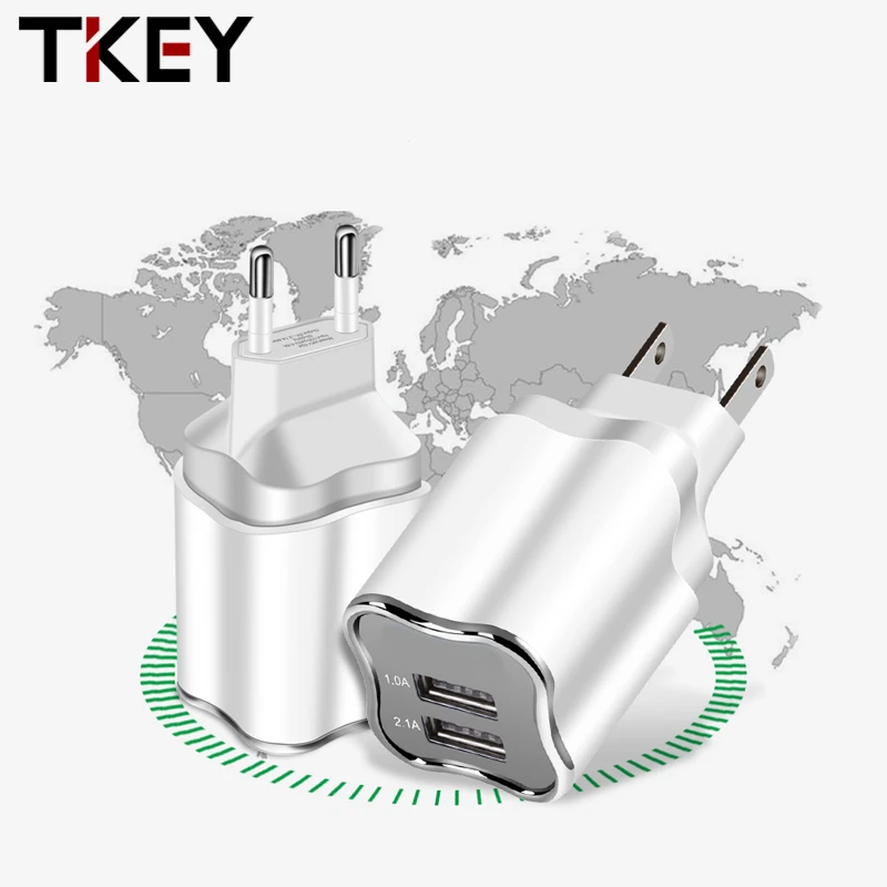 TKEY Dual USB PD Fast Charging Wall Charge Adapter Mobile Phone Charger EU/US Plug For iPhone Huawei Xiaomi Samsung Meizu Sony
TKEY Dual USB PD Fast Charging Wall Charge Adapter Mobile Phone Charger EU/US Plug For iPhone Huawei Xiaomi Samsung Meizu Sony