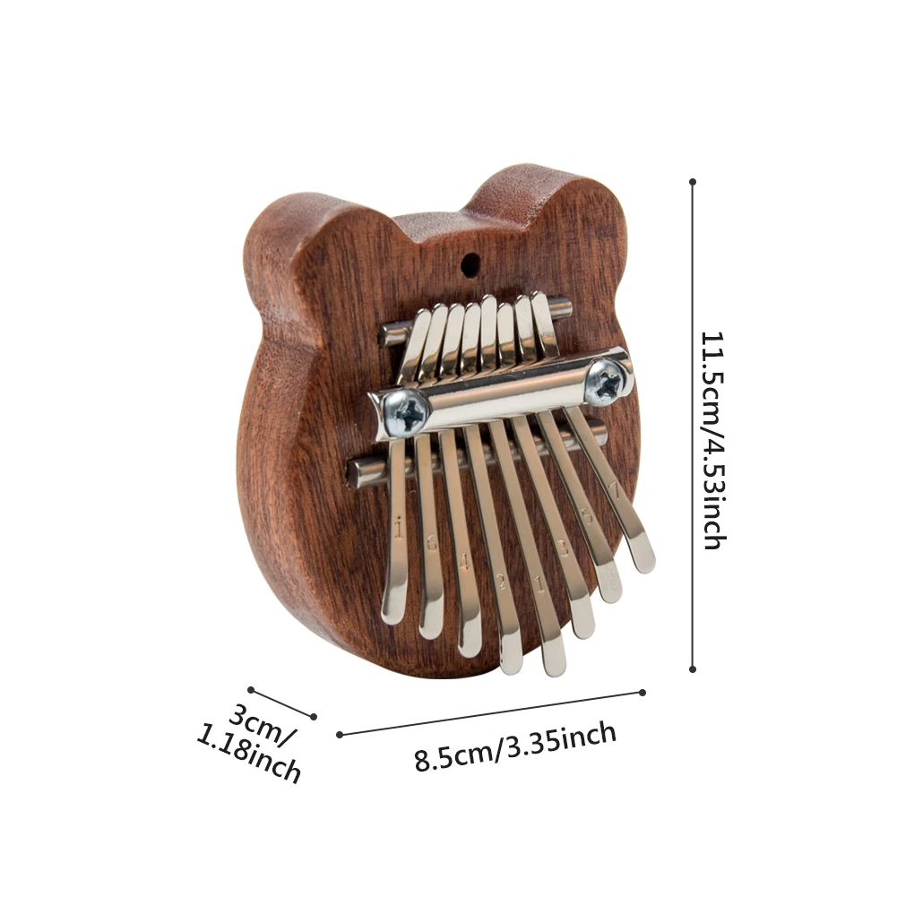 Beginners Keyboard Musical Instrument Thumb Piano Toy Mini Kalimba 8 Keys Portable Composer Gift Finger Mahogany Pendant Marimba
Beginners Keyboard Musical Instrument Thumb Piano Toy Mini Kalimba 8 Keys Portable Composer Gift Finger Mahogany Pendant Marimba