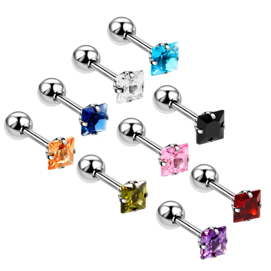 Stainless Steel Square Zircon Earrings Multicolor Zircon Small Ear Bone Nail In Europe And The Personality Body Echos 2021
Stainless Steel Square Zircon Earrings Multicolor Zircon Small Ear Bone Nail In Europe And The Personality Body Echos 2021