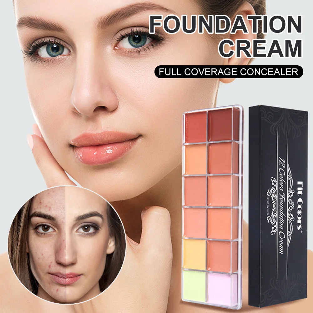 12 Colors Face Contouring Concealer Palette Full Coverage Concealer Foundation Brightener Makeup Palette Brightener Full Cover
12 Colors Face Contouring Concealer Palette Full Coverage Concealer Foundation Brightener Makeup Palette Brightener Full Cover