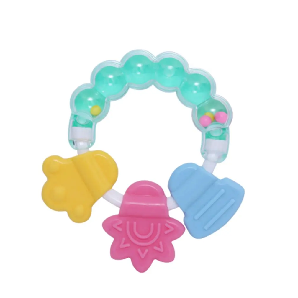 Baby Kid Toddler Teether Molar Rod Chew Toy Silicone Handbell Jingle Design Bell Baby Teether Molar Stick Silicone Teether
Baby Kid Toddler Teether Molar Rod Chew Toy Silicone Handbell Jingle Design Bell Baby Teether Molar Stick Silicone Teether