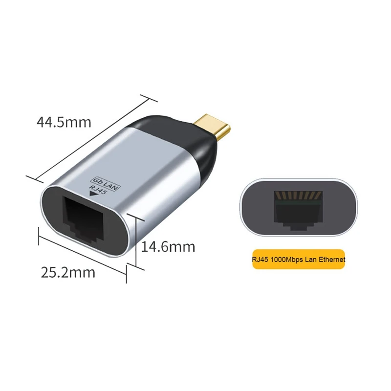 Type-C to 4K@60Hz HD Video Transmitter Converter Network Adapter Video Transmission Mac Converter
Type-C to 4K@60Hz HD Video Transmitter Converter Network Adapter Video Transmission Mac Converter