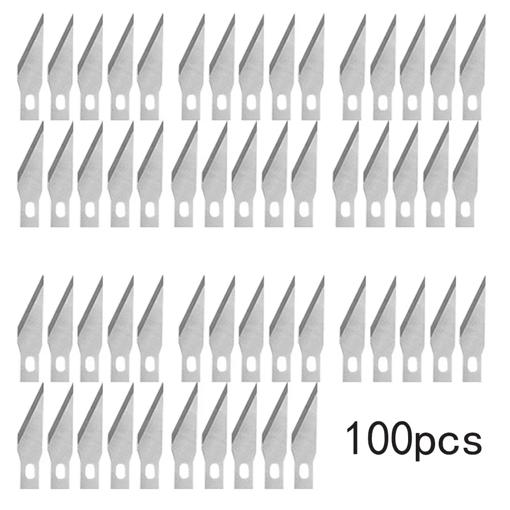 50/100pcs Blades Stainless Steel Engraving //// Carving Metal Blade For X-acto Exacto Tool SK5 Graver Hobby Style Multi Tool
50/100pcs Blades Stainless Steel Engraving //// Carving Metal Blade For X-acto Exacto Tool SK5 Graver Hobby Style Multi Tool