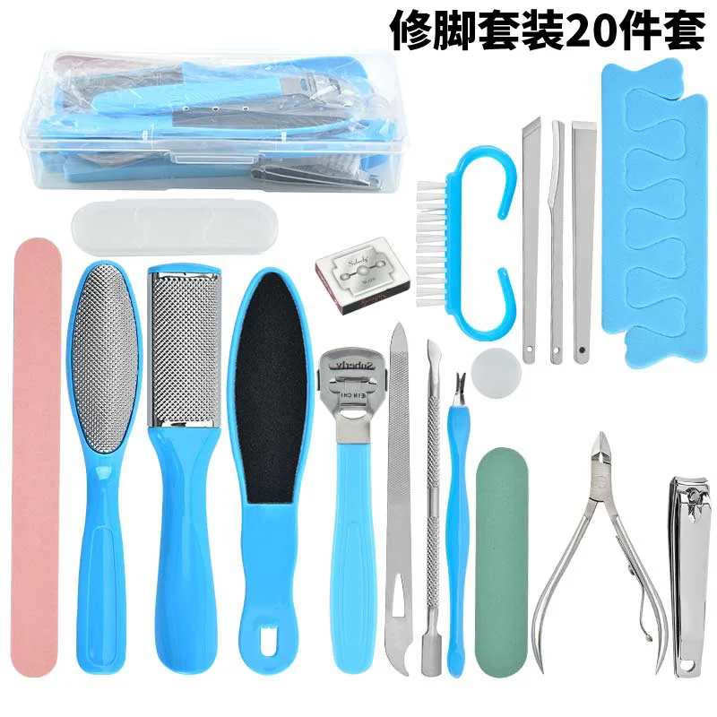 20-in-1 Foot Files Set Stainless Steel Foot File Exfoliating Pedicure Tool Foot Grinder Foot Pedicure Foot Care
20-in-1 Foot Files Set Stainless Steel Foot File Exfoliating Pedicure Tool Foot Grinder Foot Pedicure Foot Care