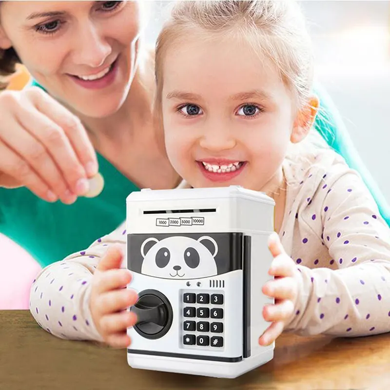 Electronic Piggy Bank ATM Password Money Box Cash Coins Saving Box Auto Scroll Paper Banknote Cute Gift For Kids Dropshipping
Electronic Piggy Bank ATM Password Money Box Cash Coins Saving Box Auto Scroll Paper Banknote Cute Gift For Kids Dropshipping