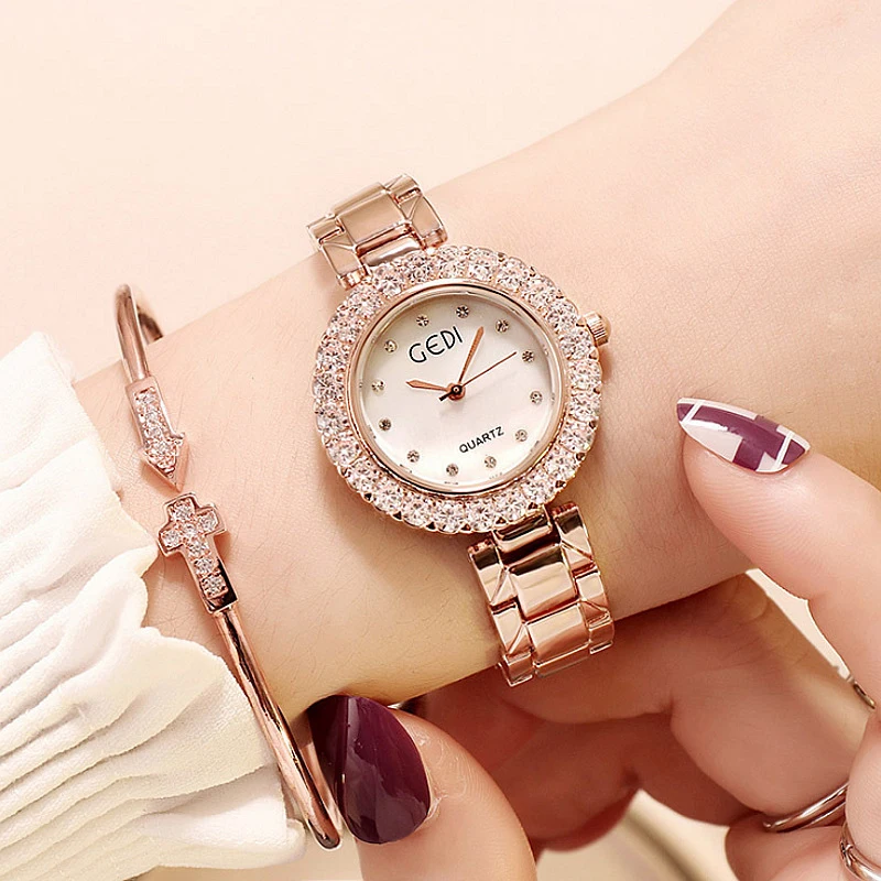 Fashion Trend Rhinestone Ladies Watch Fashion Watch Shell Face Ladies Watch Small Ladies Watch racelet Bling Cristal Wristwatch
Fashion Trend Rhinestone Ladies Watch Fashion Watch Shell Face Ladies Watch Small Ladies Watch racelet Bling Cristal Wristwatch