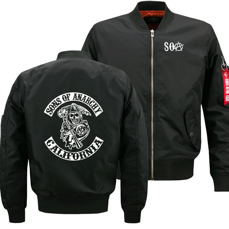 Mens Flying jacket Wintter Warm Slim Fiy Pilot jacket men SOA Sons of anarchy Sweatshirt Hip Hop Harajuku Mens jacket l
Mens Flying jacket Wintter Warm Slim Fiy Pilot jacket men SOA Sons of anarchy Sweatshirt Hip Hop Harajuku Mens jacket l