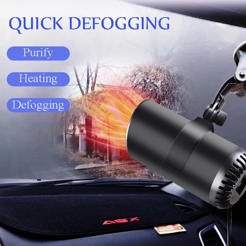 Portable Car Mini Heater Defroster 12V 150W Defrosting Auto Heating Cooling Thermostat Dual Fan for Car SUV Truck RV Trailer
Portable Car Mini Heater Defroster 12V 150W Defrosting Auto Heating Cooling Thermostat Dual Fan for Car SUV Truck RV Trailer