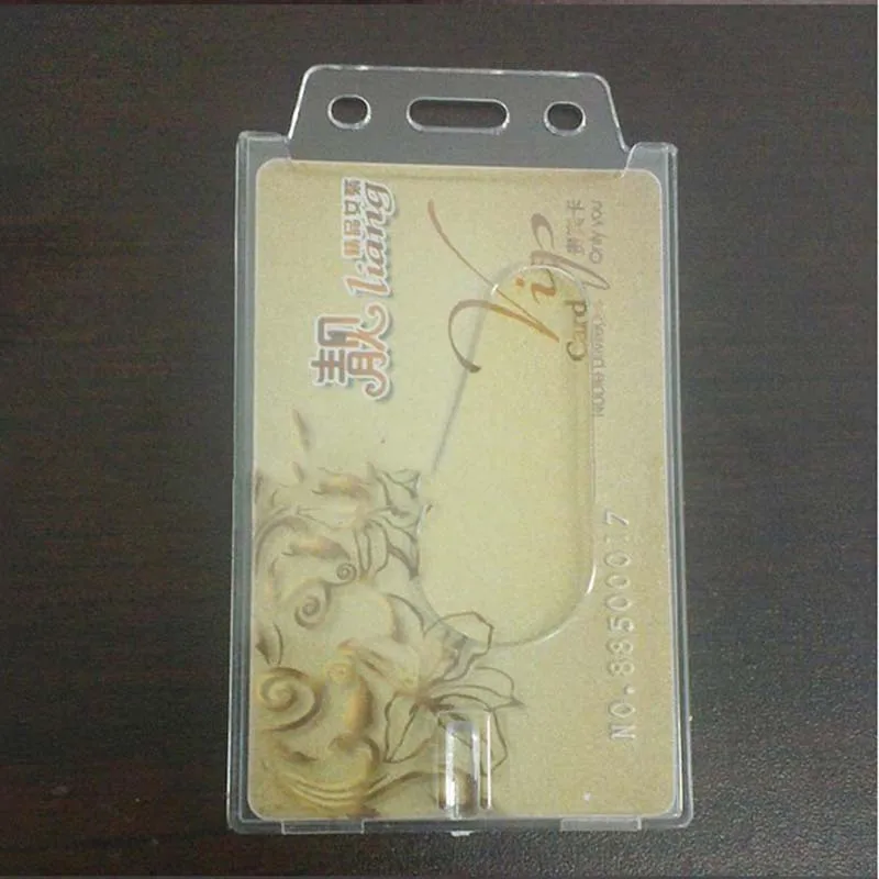 Vertical Hard Plastic Badge Holder Stock Double Card ID Transparent Holders Office Supplies Accessories 10x6cm
Vertical Hard Plastic Badge Holder Stock Double Card ID Transparent Holders Office Supplies Accessories 10x6cm