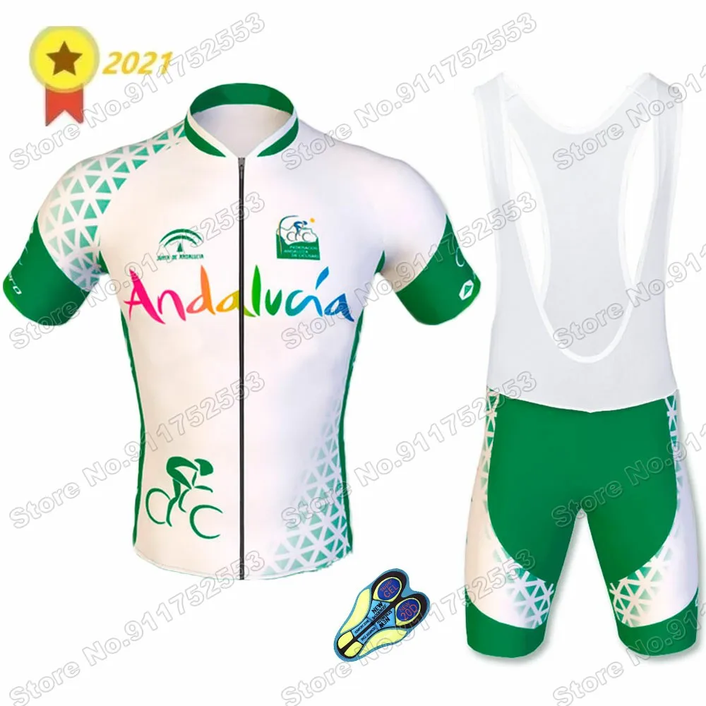 Комплект одежды для езды на велосипеде Maillot Andalucia Team 2021, летняя одежда, рубашки для шоссейных велосипедов, велосипедные шорты, одежда для езд...
Комплект одежды для езды на велосипеде Maillot Andalucia Team 2021, летняя одежда, рубашки для шоссейных велосипедов, велосипедные шорты, одежда для езд...