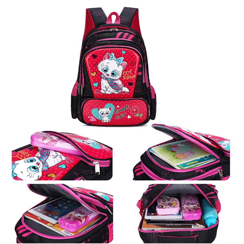 Waterproof School Backpack for Girls Kids Cartoon Cat Printing Primary School Bags Orthopedic Backpacks Knapsack;rugtas kind
Waterproof School Backpack for Girls Kids Cartoon Cat Printing Primary School Bags Orthopedic Backpacks Knapsack;rugtas kind