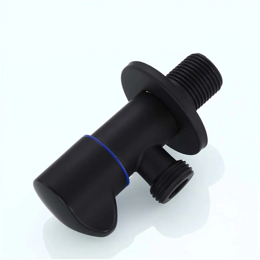 Bathroom Angle Filling Valve Faucets Black Copper Kitchen Cold Hot Mixer Tap For Cold Water Pipes High Quality
Bathroom Angle Filling Valve Faucets Black Copper Kitchen Cold Hot Mixer Tap For Cold Water Pipes High Quality