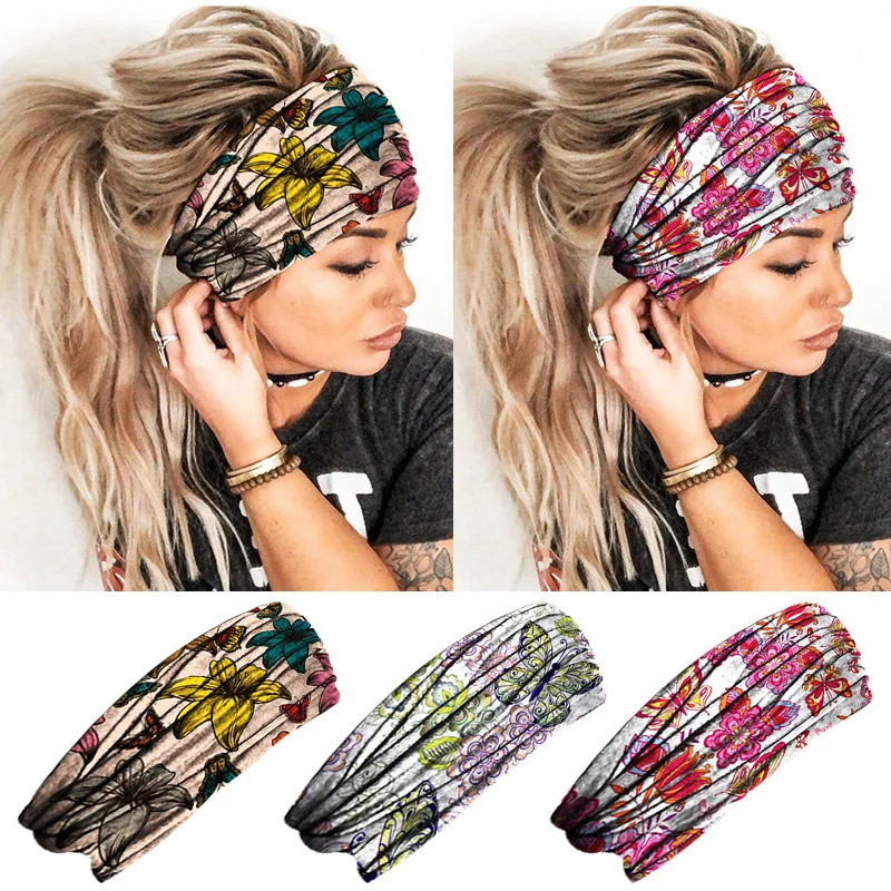 2020 Women Girls Boho Wide Turban Headwrap Floral Print Gym Sports Hairbands Headband Bandana Headwear Hair Accessories
2020 Women Girls Boho Wide Turban Headwrap Floral Print Gym Sports Hairbands Headband Bandana Headwear Hair Accessories