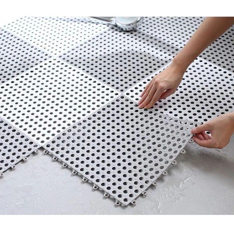 ПВХ коврик для ванной безопасный нескользящий DIY сшитый кухни непроницаемый