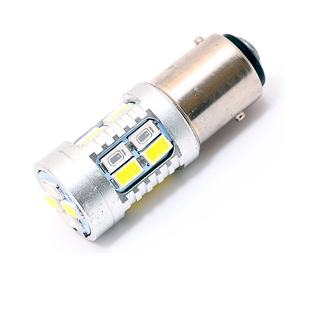 Светодиодная автомобильная лампа 1157 - P21/5W S25 BAY15d 20 SMD 5730 Белый-Желтый (1 шт-лампа.)
