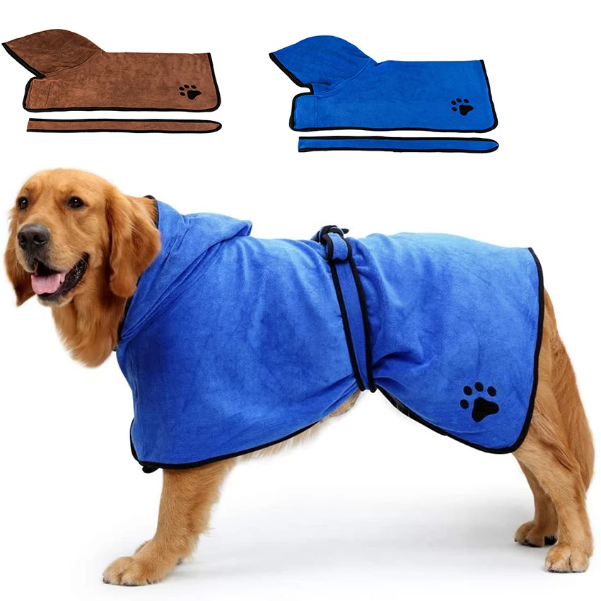 Pet Dog Cat Bathrobe Bath Towel Dog Towel With Hat Soft Fast Absorbent Bath Towel Pet Grooming Supplies Cleaning Tool
Pet Dog Cat Bathrobe Bath Towel Dog Towel With Hat Soft Fast Absorbent Bath Towel Pet Grooming Supplies Cleaning Tool