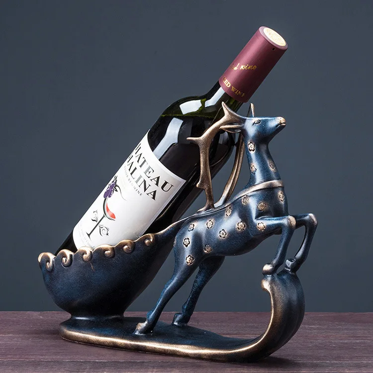 Red wine rack decoration wine cabinet decoration resin production Sika Deer shape housewarming gift
Red wine rack decoration wine cabinet decoration resin production Sika Deer shape housewarming gift