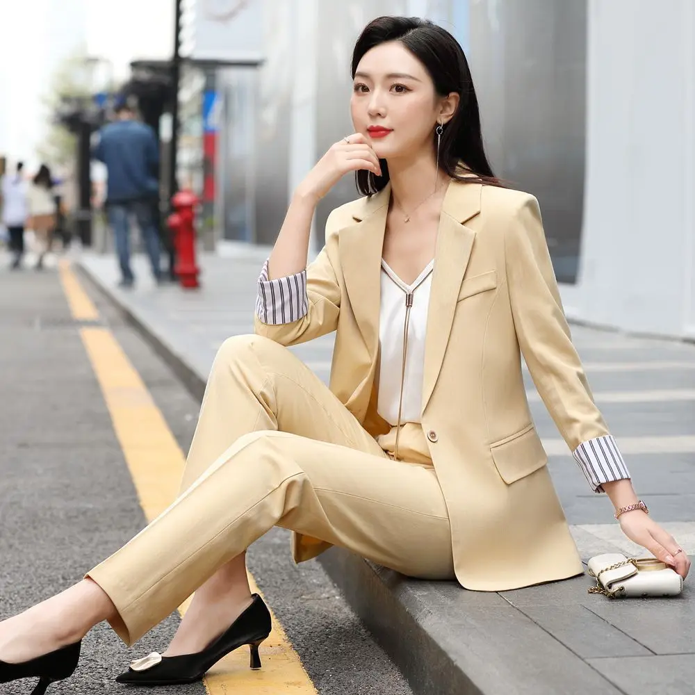 women pants suits plus size work suits for women professional clothes for women jacket and pants set women suit
women pants suits plus size work suits for women professional clothes for women jacket and pants set women suit
