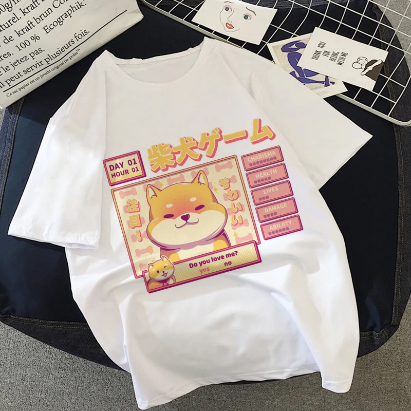 Cat Kawaii Anime Dog Graphic Print T-shirt Women New Summer Fashion Korean Tshirt Harajuku Aesthetic White Tops Female T Shirt
Cat Kawaii Anime Dog Graphic Print T-shirt Women New Summer Fashion Korean Tshirt Harajuku Aesthetic White Tops Female T Shirt