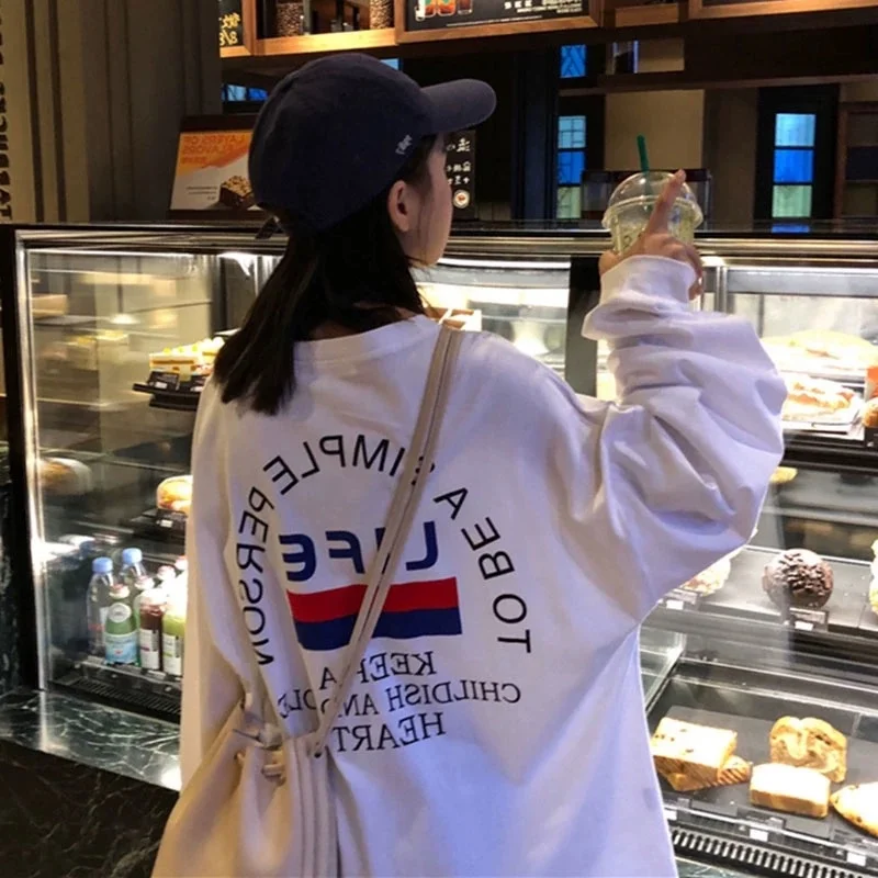 Весна-Осень 2021 топ с круглым вырезом в Корейском стиле белая Базовая рубашка свободная облегающая Необычная футболка с длинным рукавом для ...
Весна-Осень 2021 топ с круглым вырезом в Корейском стиле белая Базовая рубашка свободная облегающая Необычная футболка с длинным рукавом для ...