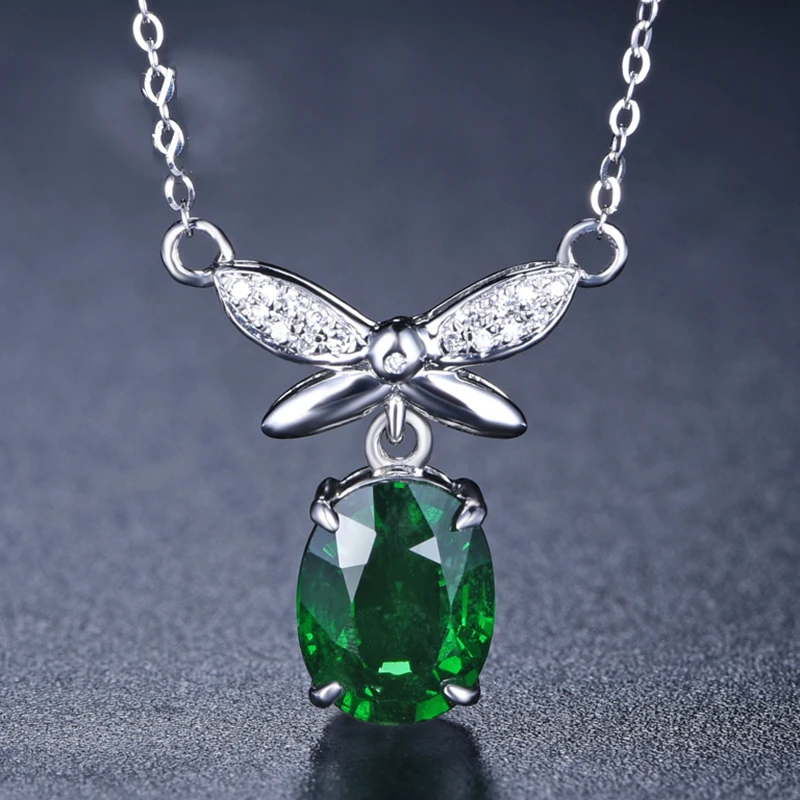 Charm Chain Necklace Green Oval Cubic Zirconia Popular Jewelry Copper Wings Pendant Necklace for Women Gift Z5D428 
Charm Chain Necklace Green Oval Cubic Zirconia Popular Jewelry Copper Wings Pendant Necklace for Women Gift Z5D428