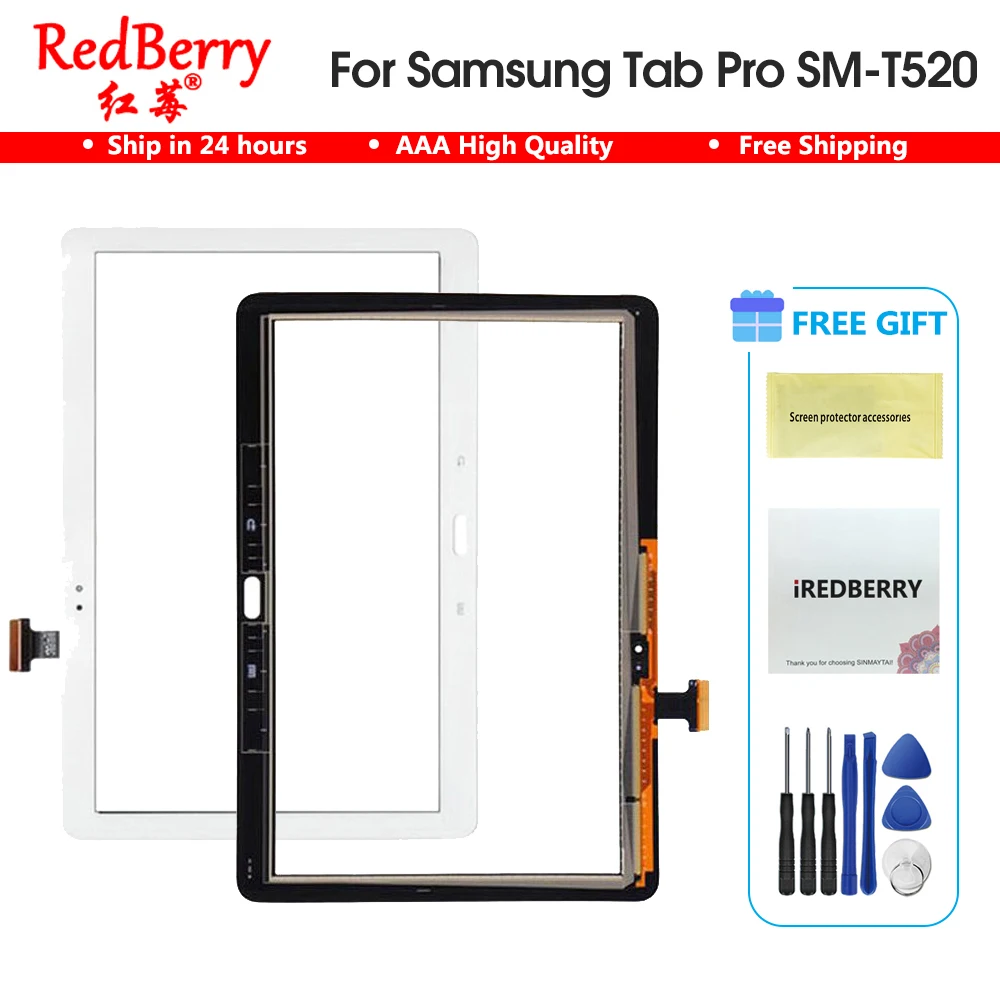 Сенсорный ЖК экран 10 1 дюйма для Samsung Galaxy Tab Pro T525 / SM T520|ЖК-экраны и панели планшетов|
