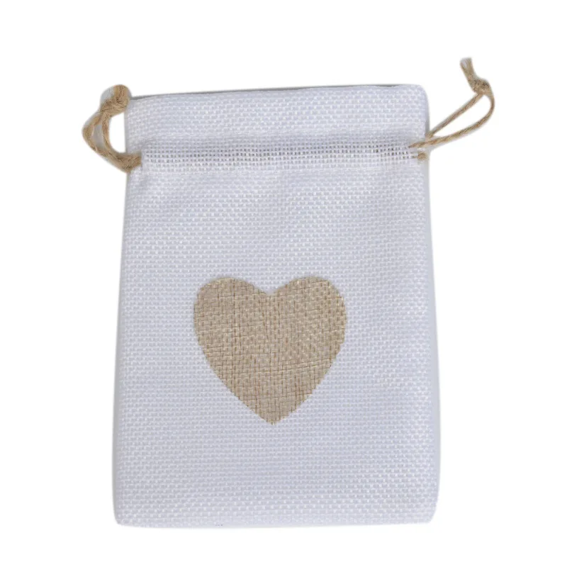 10*14cm Linen Heart Drawstring Pocket Burlap Jewelry Storage Christmas Party Wedding Favors Gifts Packaging 20pc/lot
10*14cm Linen Heart Drawstring Pocket Burlap Jewelry Storage Christmas Party Wedding Favors Gifts Packaging 20pc/lot