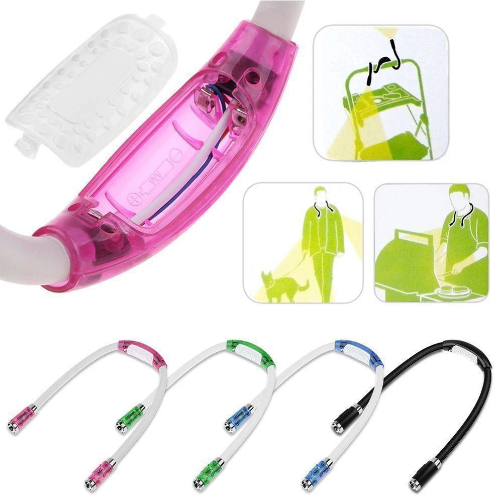 LED Neck Light Hands Free Reading Lamp with 3 Levels Brightness Flexible Arms for Reading Working
LED Neck Light Hands Free Reading Lamp with 3 Levels Brightness Flexible Arms for Reading Working