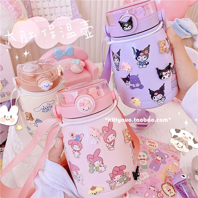 Милая чашка Kuromi Mymelody Cinnamorol с сердечками для девочки, соломенный термос, портативная бутылка для воды, чашка, рождественские подарки для дете...
Милая чашка Kuromi Mymelody Cinnamorol с сердечками для девочки, соломенный термос, портативная бутылка для воды, чашка, рождественские подарки для дете...