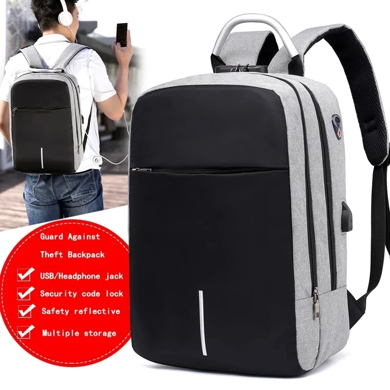 Men Multifunction Anti Theft Backpack 15.6" Inch Laptop Usb Charging Backpacks Waterproof Schoolbag Business Travel Bags
Men Multifunction Anti Theft Backpack 15.6" Inch Laptop Usb Charging Backpacks Waterproof Schoolbag Business Travel Bags