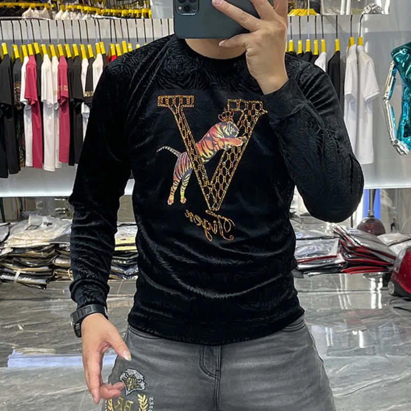 Autumn Winter 2021 European Mens Hoodies Hot Drilling Sweatshirt Moletom Masculino Luxury Mens Sudadera Hombre Com Capuz Hoodies
Autumn Winter 2021 European Mens Hoodies Hot Drilling Sweatshirt Moletom Masculino Luxury Mens Sudadera Hombre Com Capuz Hoodies