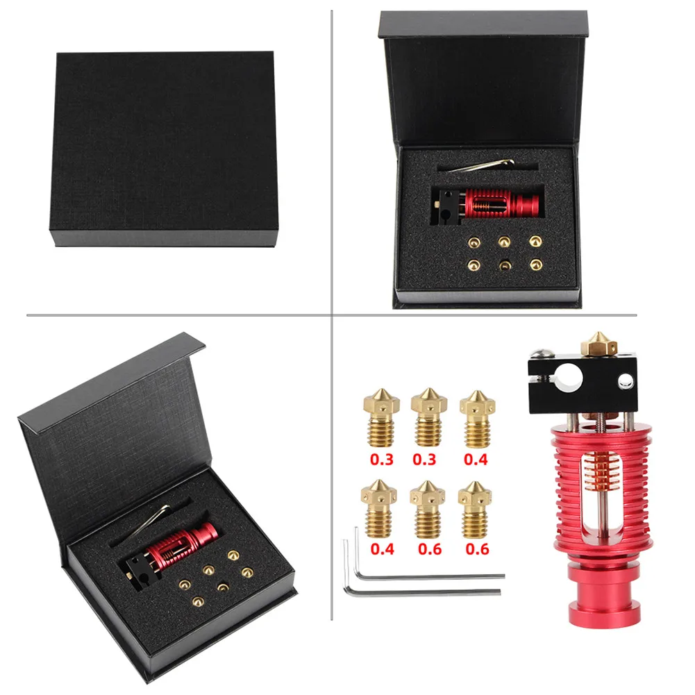 AMYGOJJ Short Range Seal Hotend 3D Printer Extrusion Head Super Precision Compatible with V6 Mosquito Dragon Hotend
AMYGOJJ Short Range Seal Hotend 3D Printer Extrusion Head Super Precision Compatible with V6 Mosquito Dragon Hotend
