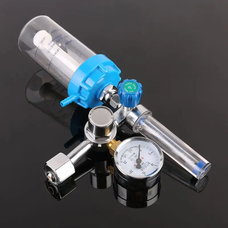 Pressure Regulator O2 Medical Oxygen inhaler Pressure Reducing Valve Oxygen Meter G5/8" 0-10L/min
Pressure Regulator O2 Medical Oxygen inhaler Pressure Reducing Valve Oxygen Meter G5/8" 0-10L/min
