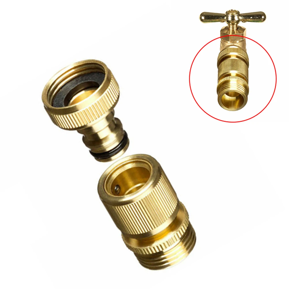 3/4 Inch Garden Hose Quick Connector Watering Spray Nozzle Brass Connect Fitting Tool For Garden Connector Accessories Tools
3/4 Inch Garden Hose Quick Connector Watering Spray Nozzle Brass Connect Fitting Tool For Garden Connector Accessories Tools