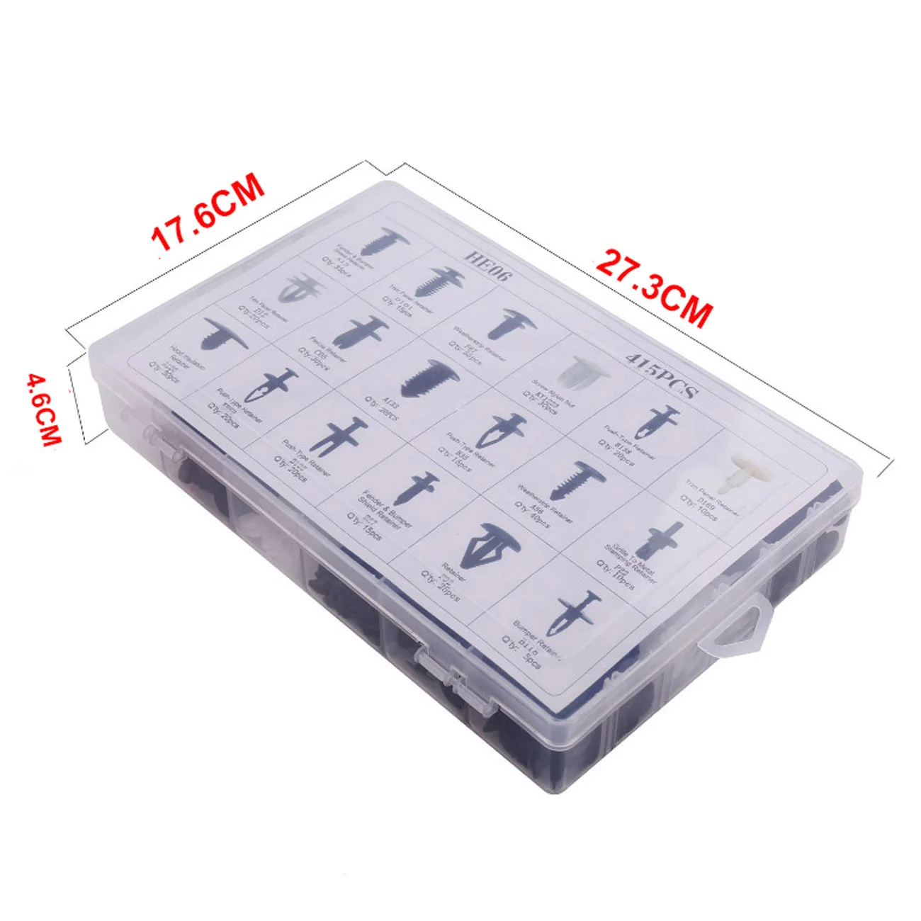 415PCS Car Retainer Clips Body Plastic Rivets Fasteners Push Bumper Door Trim Panel Screws with Removal Tool
415PCS Car Retainer Clips Body Plastic Rivets Fasteners Push Bumper Door Trim Panel Screws with Removal Tool