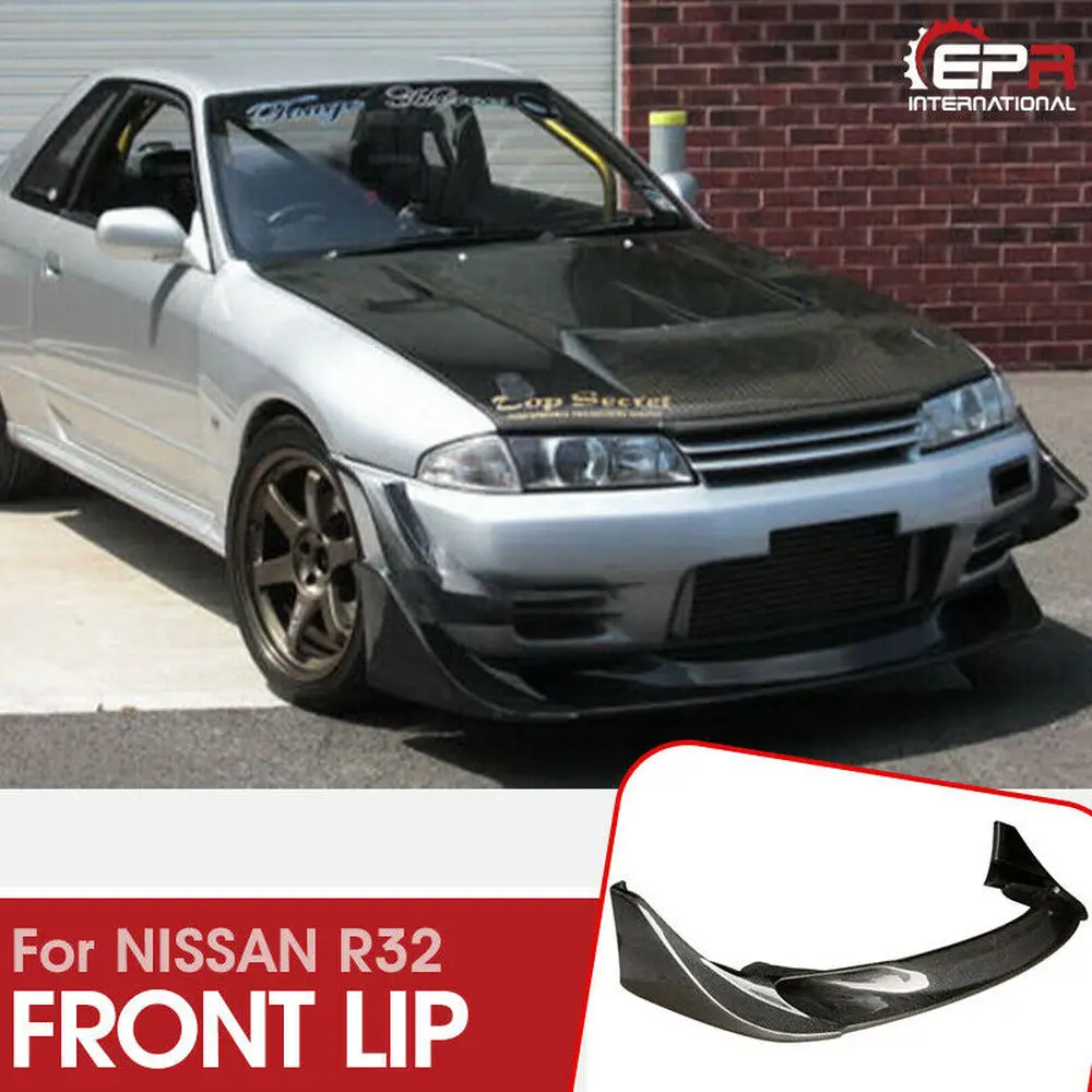 TBO Style Carbon Front Bumper Lip For Nissan Skyline R32 GTR Exterior Car accessories Body(fit on standard GTR front bumper) 
TBO Style Carbon Front Bumper Lip For Nissan Skyline R32 GTR Exterior Car accessories Body(fit on standard GTR front bumper)