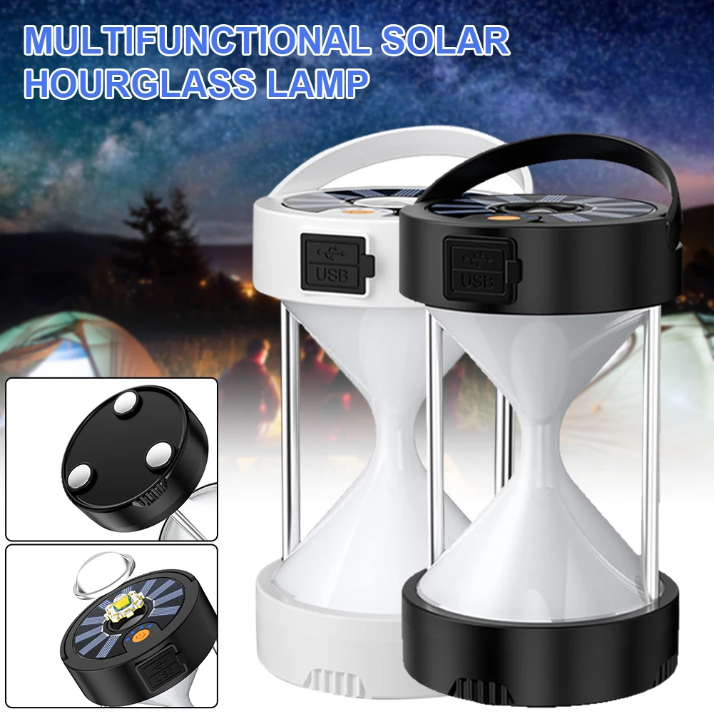 LED Camping Lantern 4-Mode Solar Charged Super Bright Emergency Flashlight Power Bank with Magnetic Base for Emergency Camping
LED Camping Lantern 4-Mode Solar Charged Super Bright Emergency Flashlight Power Bank with Magnetic Base for Emergency Camping