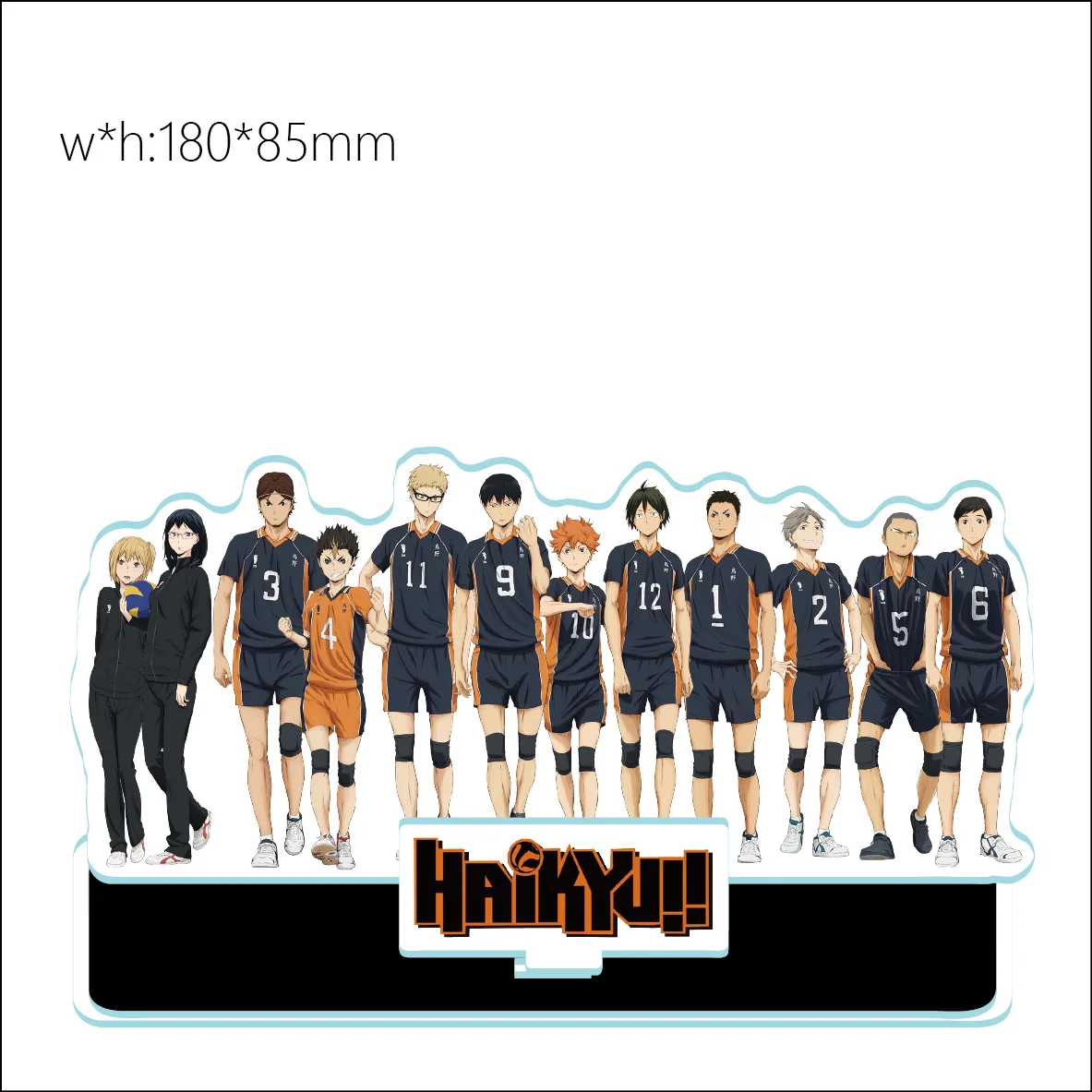 Haikyuu!! Acrylic Keychain Stand Model Plate Desk Decor Standing Sign Funny Unisex Charm Jewelry Accessories Fans Best Gift
Haikyuu!! Acrylic Keychain Stand Model Plate Desk Decor Standing Sign Funny Unisex Charm Jewelry Accessories Fans Best Gift
