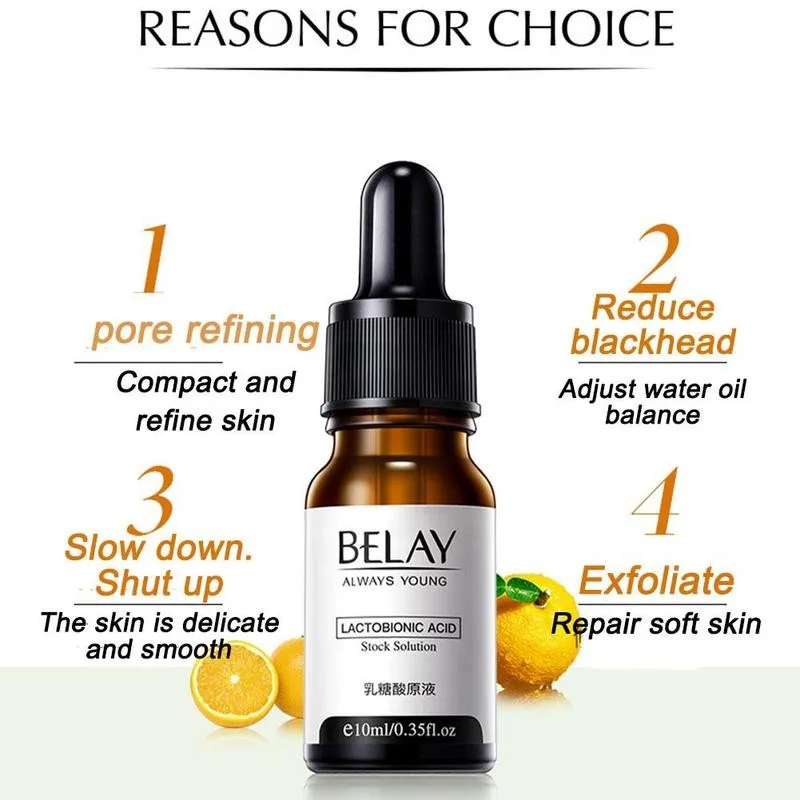 Lactose Acid Stoste Face Solution Serum Mini Lactobionic Acid Perfection Serum Minimize Pores Remover Wrinkle Essence Skin Care
Lactose Acid Stoste Face Solution Serum Mini Lactobionic Acid Perfection Serum Minimize Pores Remover Wrinkle Essence Skin Care