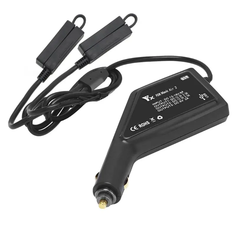 Outdoor Portable 3In1 Battery Car Charger Fast Charging Adapter for DJI Mavic Air 2 Drone Battery
Outdoor Portable 3In1 Battery Car Charger Fast Charging Adapter for DJI Mavic Air 2 Drone Battery