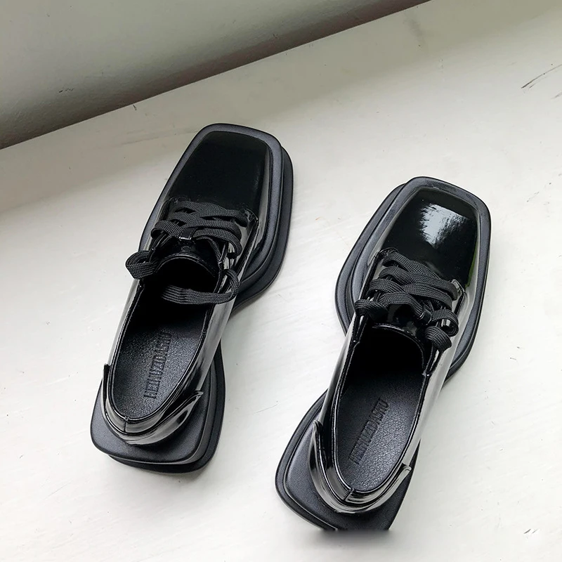 Autumn Women Shoes Girls Brand Platform Oxfords Woman Leather Shoes Ladies Fashion Shoes Female Soft Black Shoes Casual Heel New
Autumn Women Shoes Girls Brand Platform Oxfords Woman Leather Shoes Ladies Fashion Shoes Female Soft Black Shoes Casual Heel New