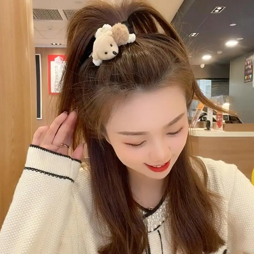 Fashionable Girl Barrettes Cute Bear Hairgrips Plush Bear Hairpin Headdress Bangs Clip Hair Accessories
Fashionable Girl Barrettes Cute Bear Hairgrips Plush Bear Hairpin Headdress Bangs Clip Hair Accessories