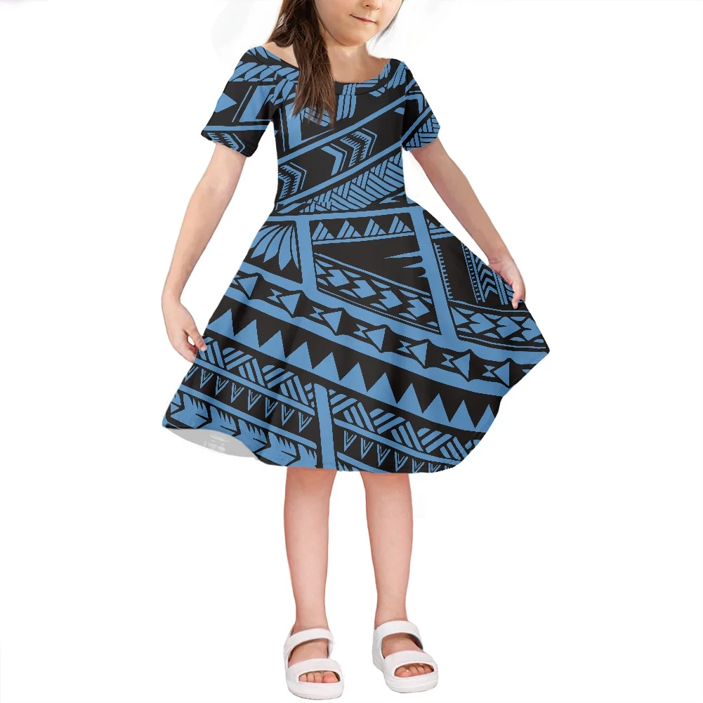 New Summer Fashion Polynesian Tribal Vintage Tattoo Prints Dress Round Collar Short Sleeve Comfortable Holiday Girl Skirt
New Summer Fashion Polynesian Tribal Vintage Tattoo Prints Dress Round Collar Short Sleeve Comfortable Holiday Girl Skirt
