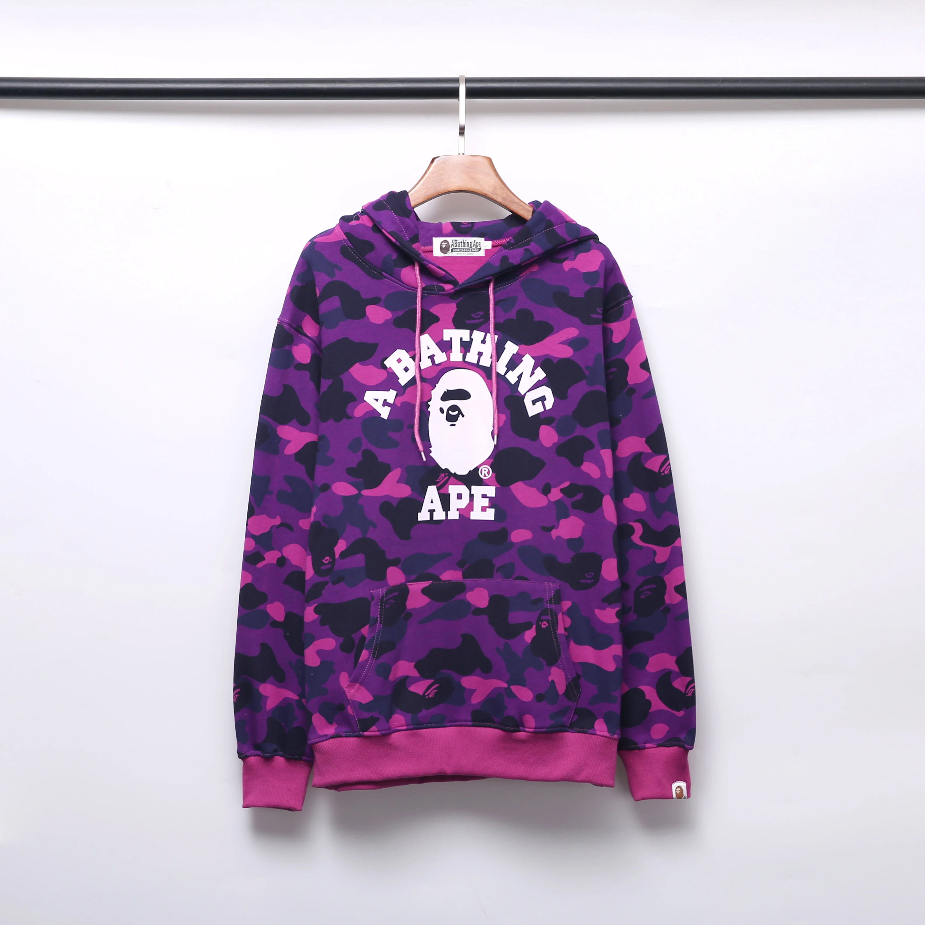 classic camouflage ape head printed cotton and velvet hoodie blue green purple black gray M~XXL
classic camouflage ape head printed cotton and velvet hoodie blue green purple black gray M~XXL