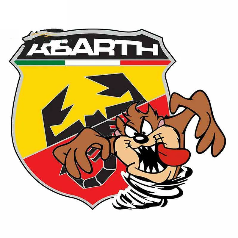Personality Funny Auto Car Stickers for Abarth TAZ Graphics Waterproof Vinyl Decals Windshield Suv KK Vinyl Apply To Car Window
Personality Funny Auto Car Stickers for Abarth TAZ Graphics Waterproof Vinyl Decals Windshield Suv KK Vinyl Apply To Car Window