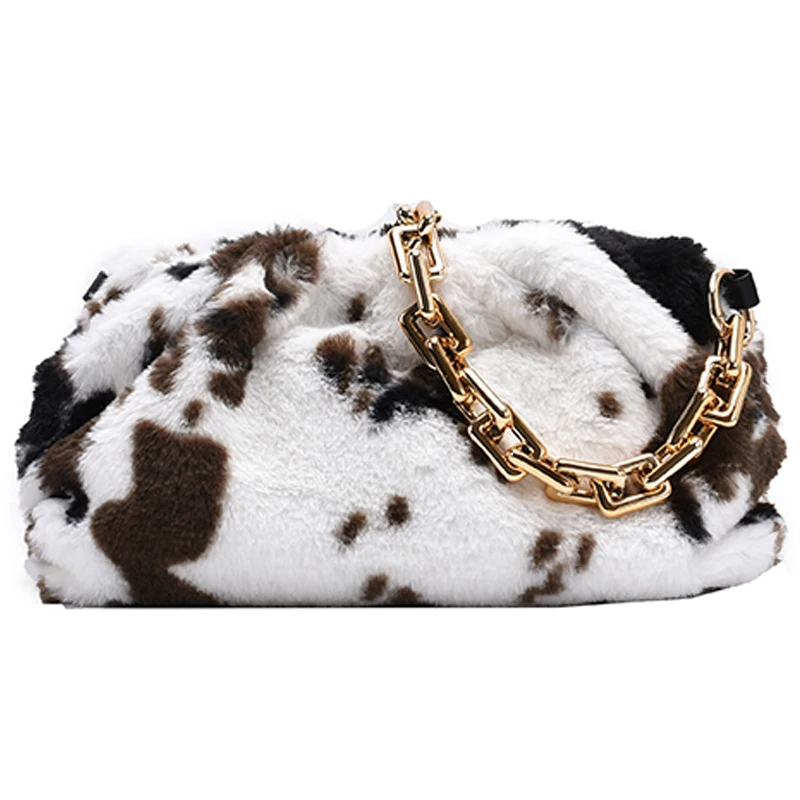 Thick Chain Tote Armpit bag 2020 Fashion New High quality Soft Plush Women's Designer Handbag Contrast color Shoulder Bags
Thick Chain Tote Armpit bag 2020 Fashion New High quality Soft Plush Women's Designer Handbag Contrast color Shoulder Bags