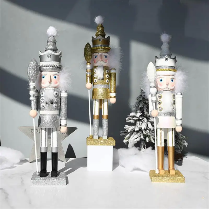 42cm Wooden Nutcracker Doll Soldier Miniature Figurines Vintage Handcraft Puppet New Year Christmas Ornaments Home Decor Gifts
42cm Wooden Nutcracker Doll Soldier Miniature Figurines Vintage Handcraft Puppet New Year Christmas Ornaments Home Decor Gifts