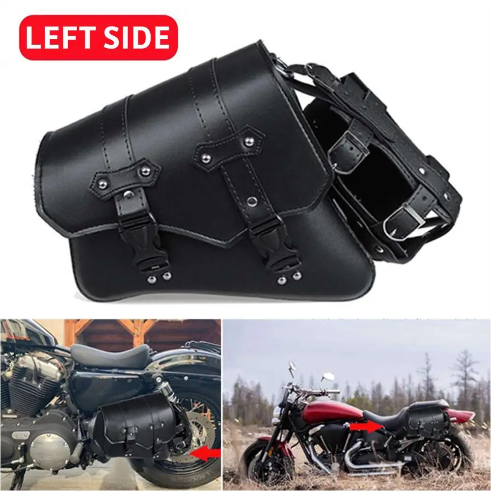 Left Right Universal PU Leather Motorcycle Saddlebag Side Tool Luggage Bags Saddle Bags for Honda/Suzuki/Kawasaki/Yamaha
Left Right Universal PU Leather Motorcycle Saddlebag Side Tool Luggage Bags Saddle Bags for Honda/Suzuki/Kawasaki/Yamaha