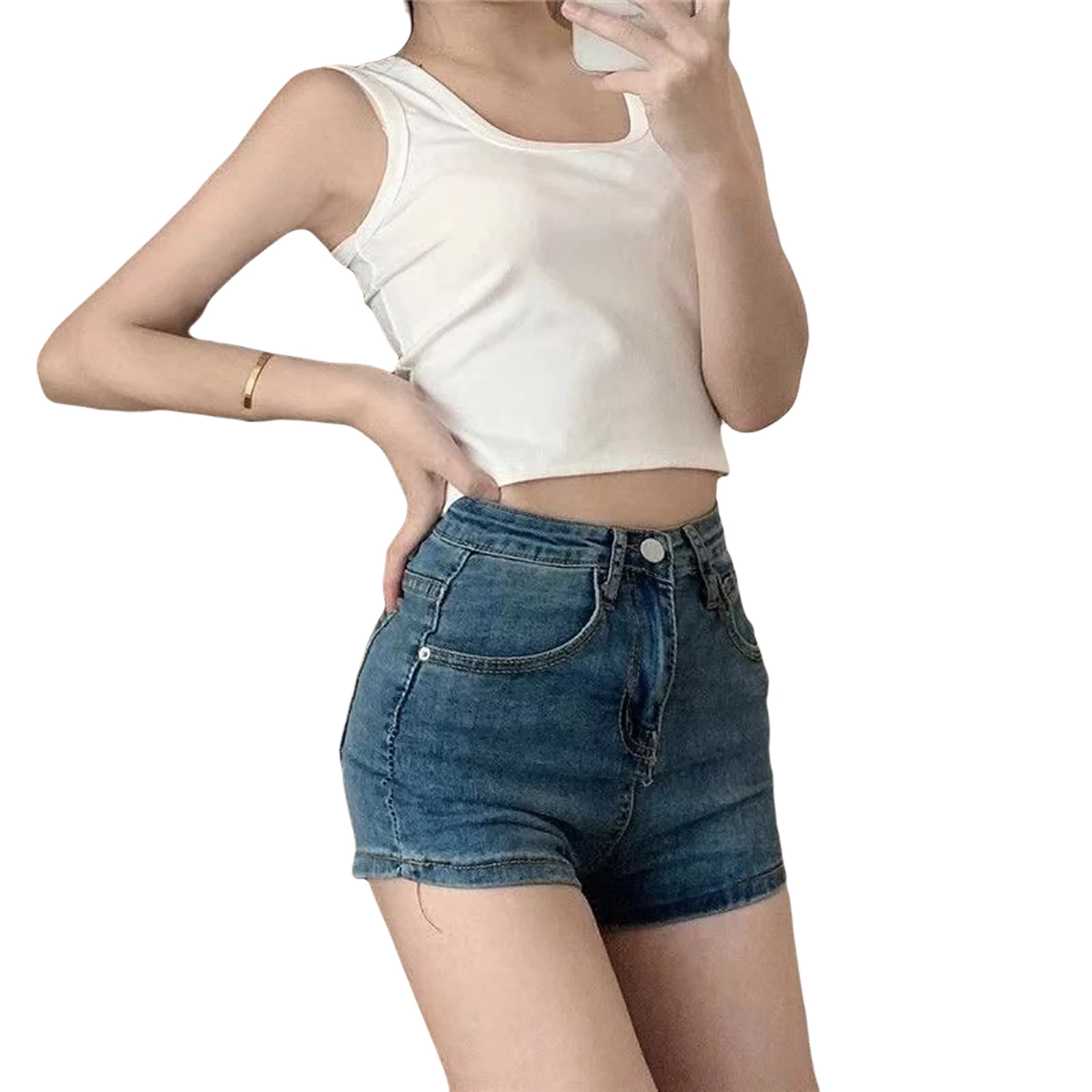 Summer Women Solid Color Tanks Tops Adults Casual Sleeveless U-shaped Neck Crop Vest White Grey Black
Summer Women Solid Color Tanks Tops Adults Casual Sleeveless U-shaped Neck Crop Vest White Grey Black